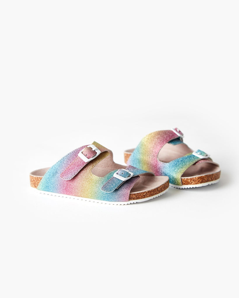 Bailey Mini Slide - Rainbow Shimmer