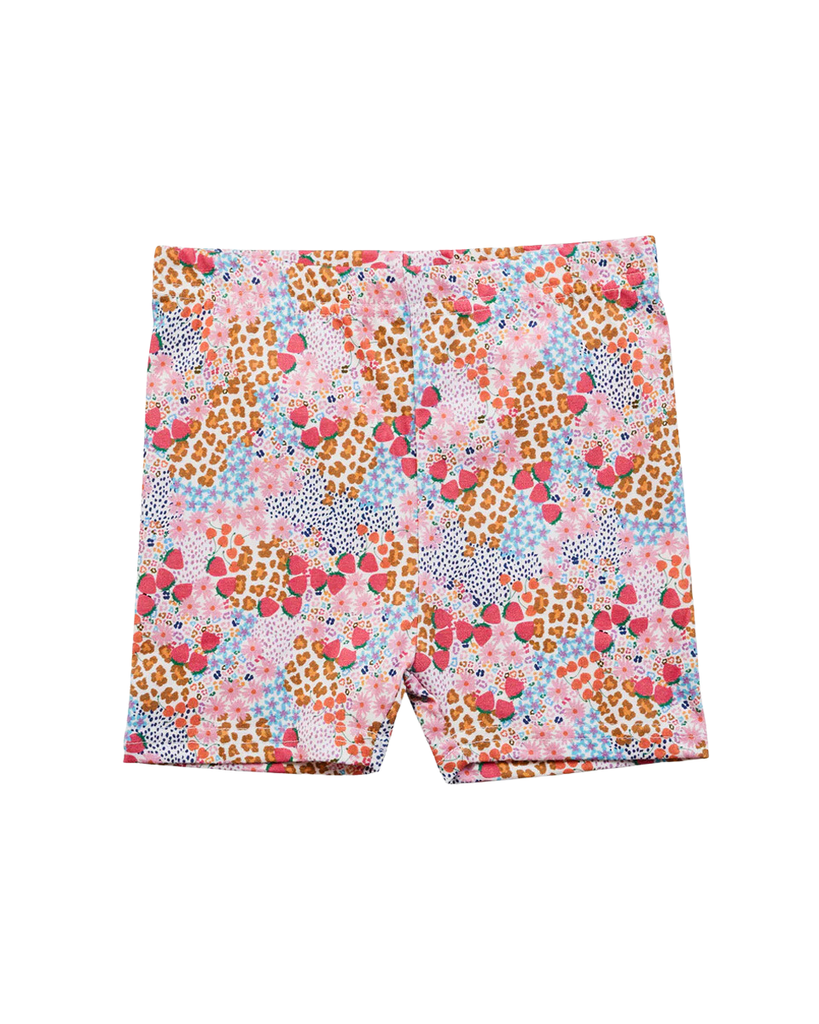 Astrid Bike Short - Leopard Berries