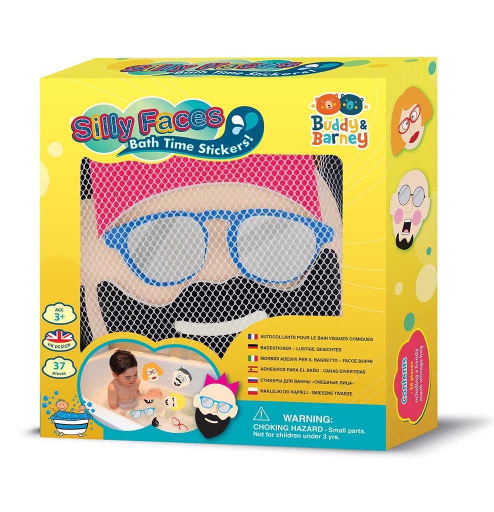 BATH TIME STICKERS SILLY FACES