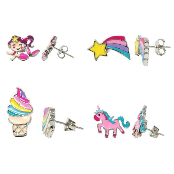 Rainbow Fantasy Pierced Earring (Assorted)