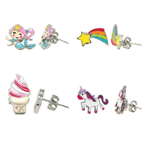 Rainbow Fantasy Pierced Earring (Assorted)