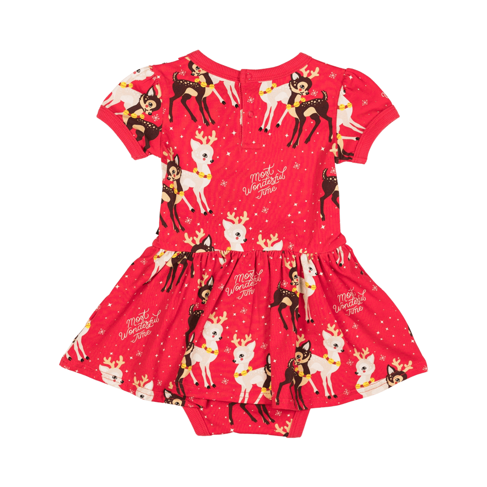 COMET AND CUPID BABY SS WAISTED DRESS