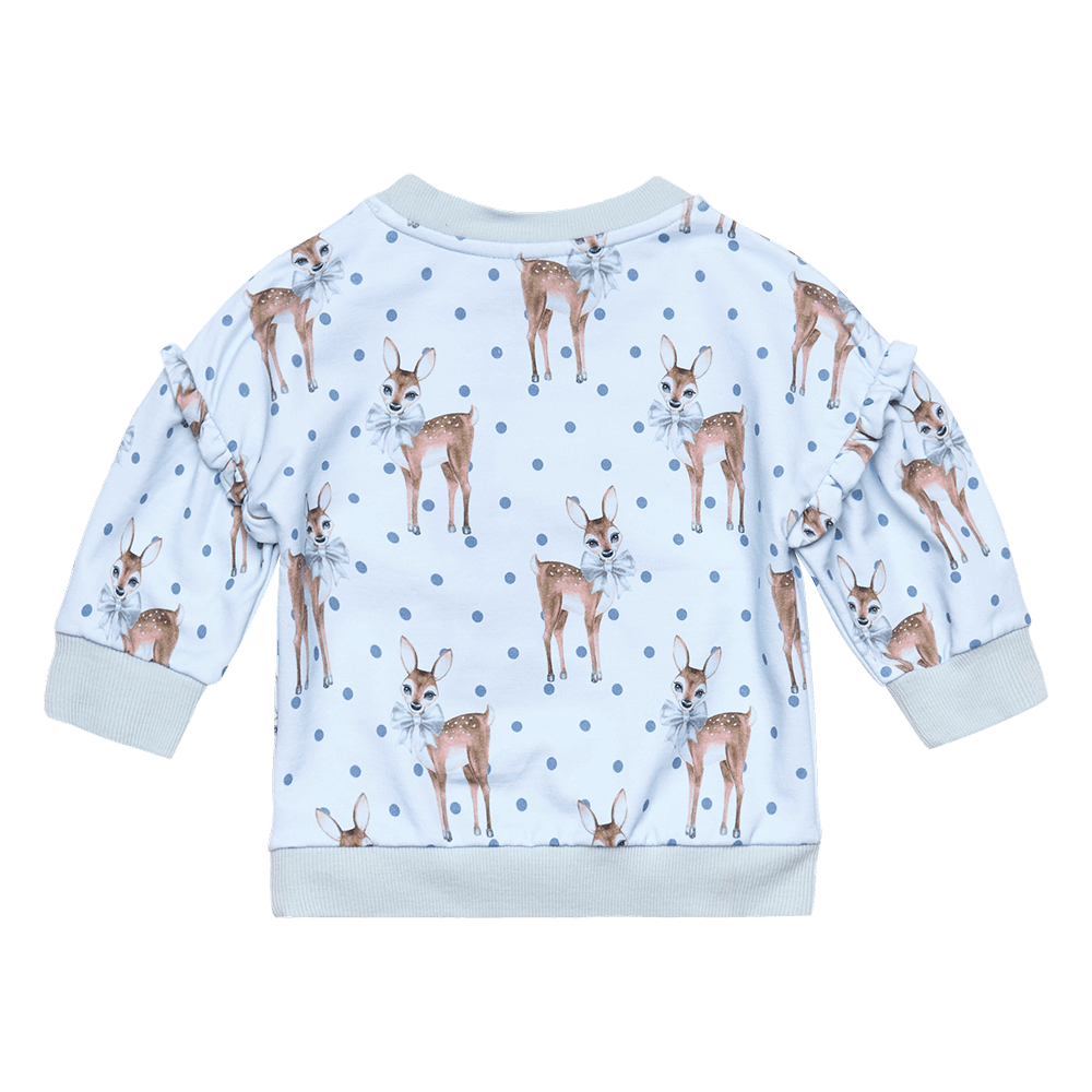 DEER HEART - PUFF SLEEVE SWEATSHIRT