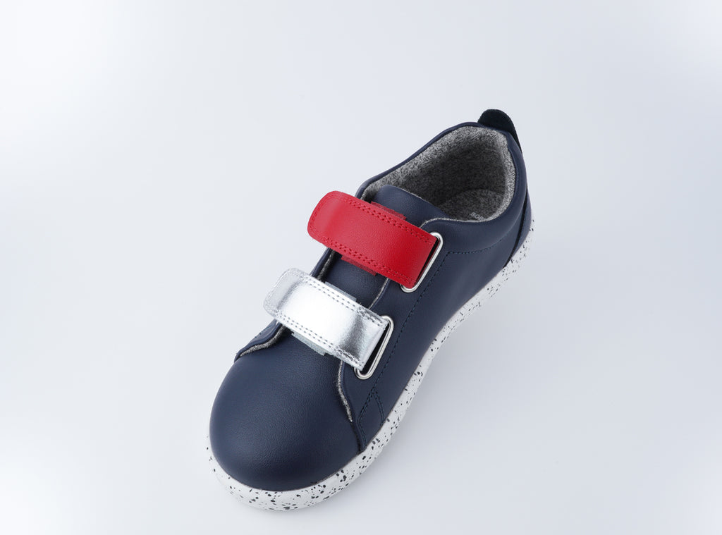 KP Grass Court Switch Navy (Red + Silver)