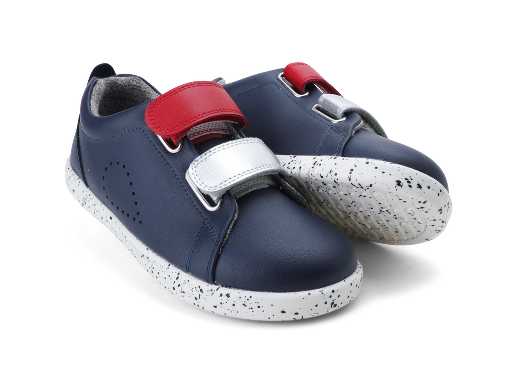 KP Grass Court Switch Navy (Red + Silver)