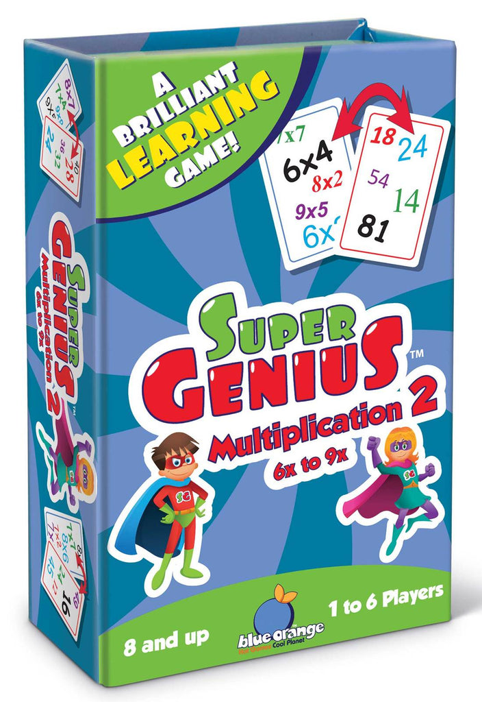 Super Genius Multiplication 2 Cards