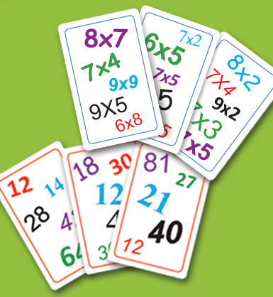 Super Genius Multiplication 2 Cards
