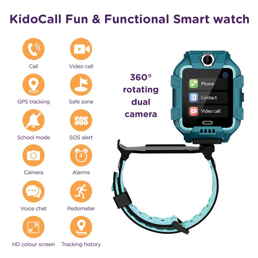 4G Smartwatch, Phone & GPS Kids - Pink