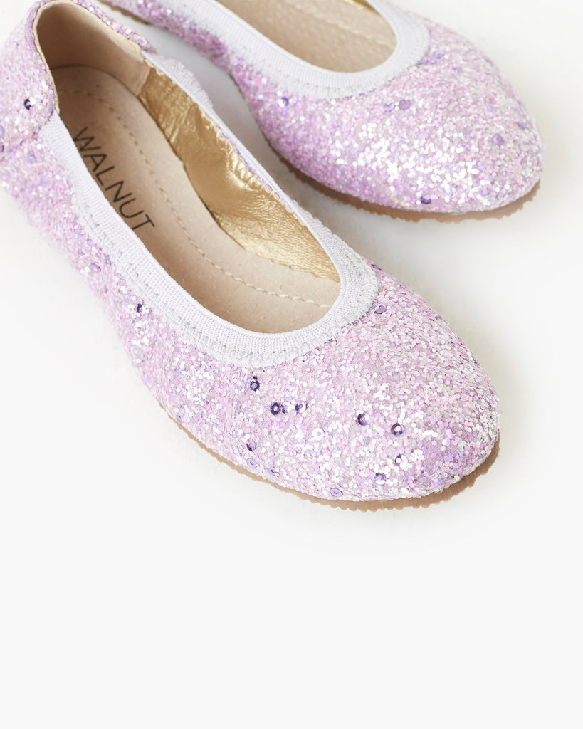 Catie Party Ballet - Lilac Glitter