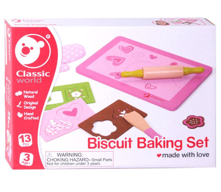 Wooden Baking Cookie Set