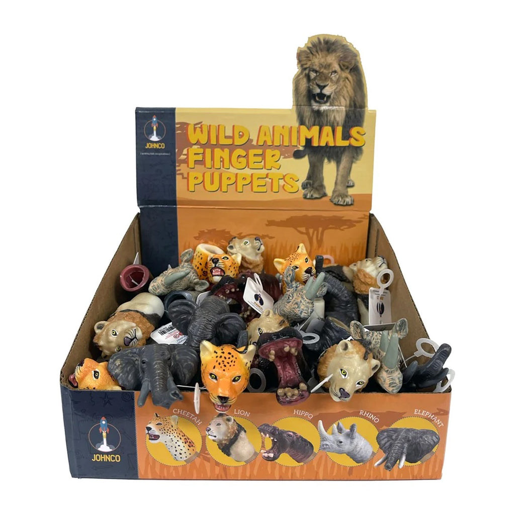 Finger Puppet - Wild Animals- 50 pieces