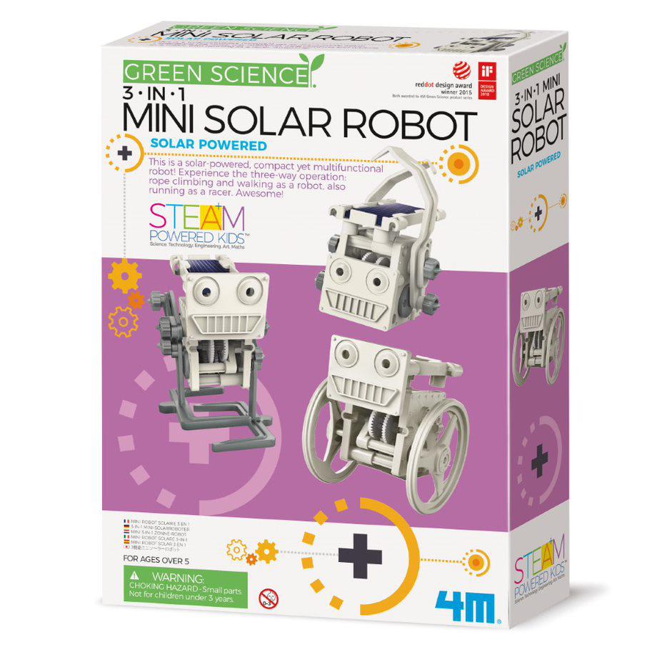 3 in 1 Mini Solar Robot