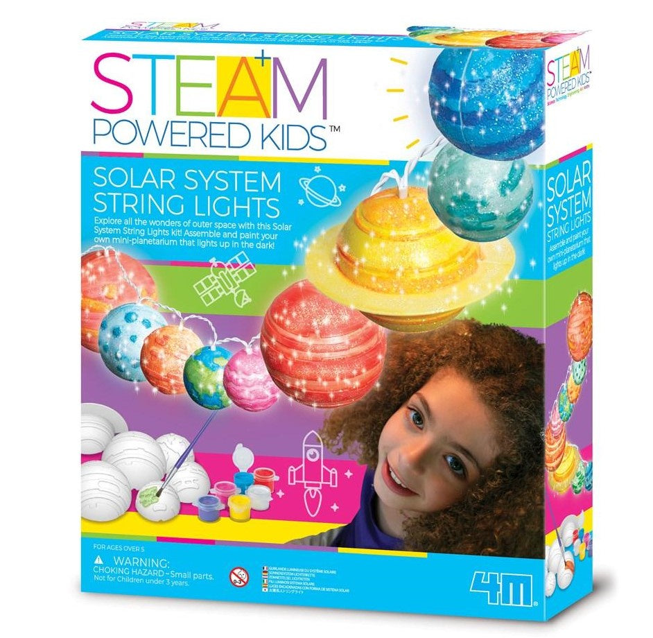 STEAM POWERED GIRLS - SOLAR SYSTEM TOYS STRING LIGHTS