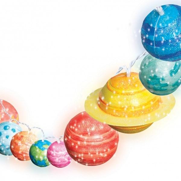 STEAM POWERED GIRLS - SOLAR SYSTEM TOYS STRING LIGHTS