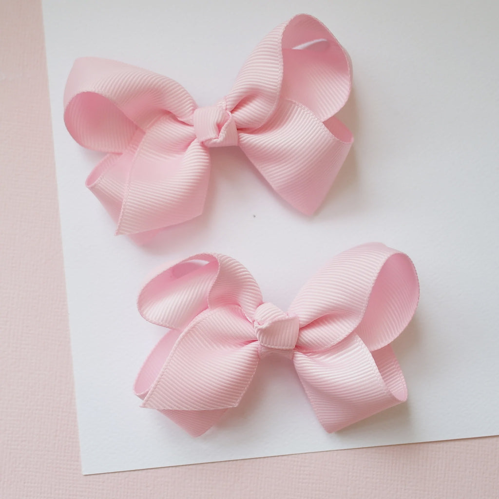 Small Grosgrain Pink Bow