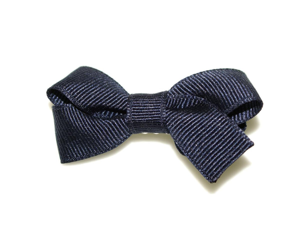 GROSGRAIN SMALL TURNED BOW CLIP