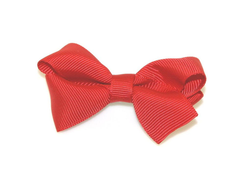 GROSGRAIN SMALL TURNED BOW CLIP