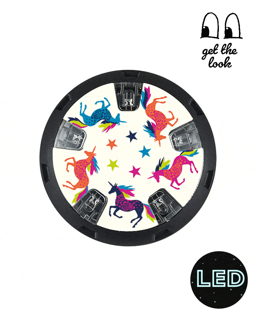 LED wheel whizzer Unicorn