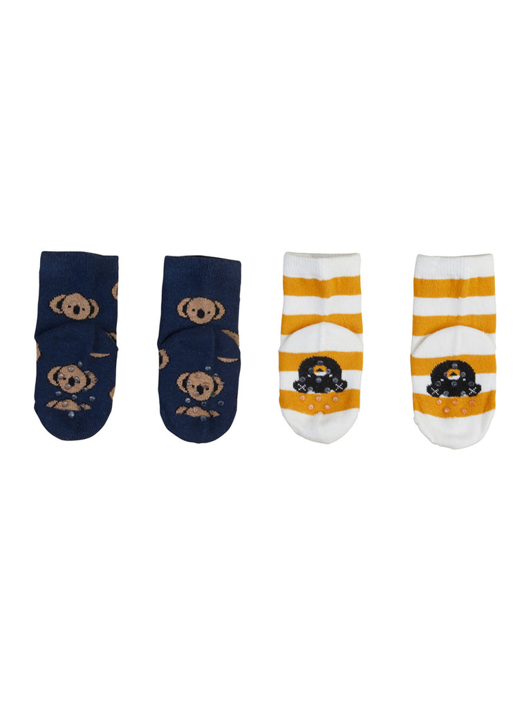 STRIPE / KOALA 2PK SOCKS