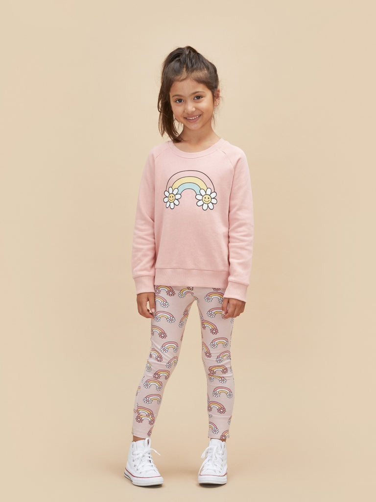 DAISY RAINBOW LEGGING - ROSE