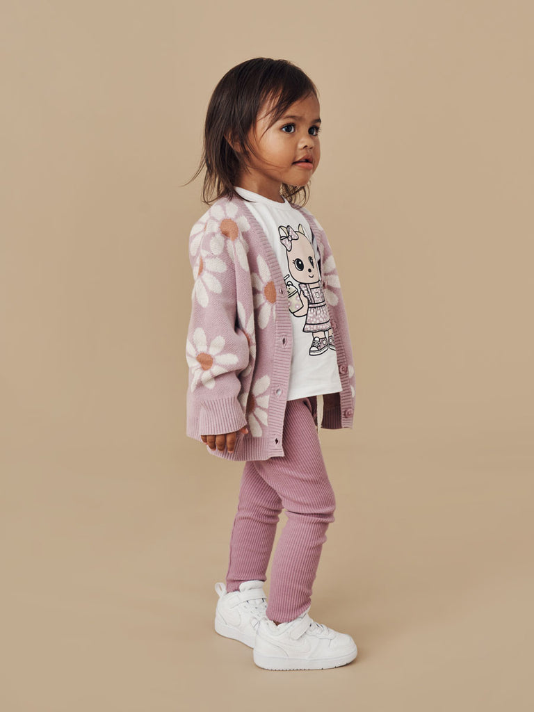 CHEERY CHIPMUNK FRILL T-SHIRT - WHITE