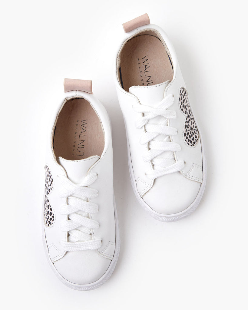 Heart Mini Sneaker - Pink Cheetah