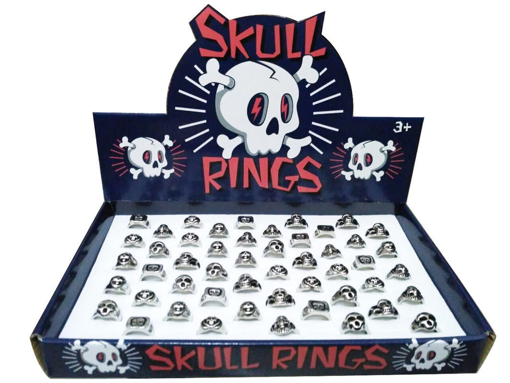 SKULL RINGS ASSTD