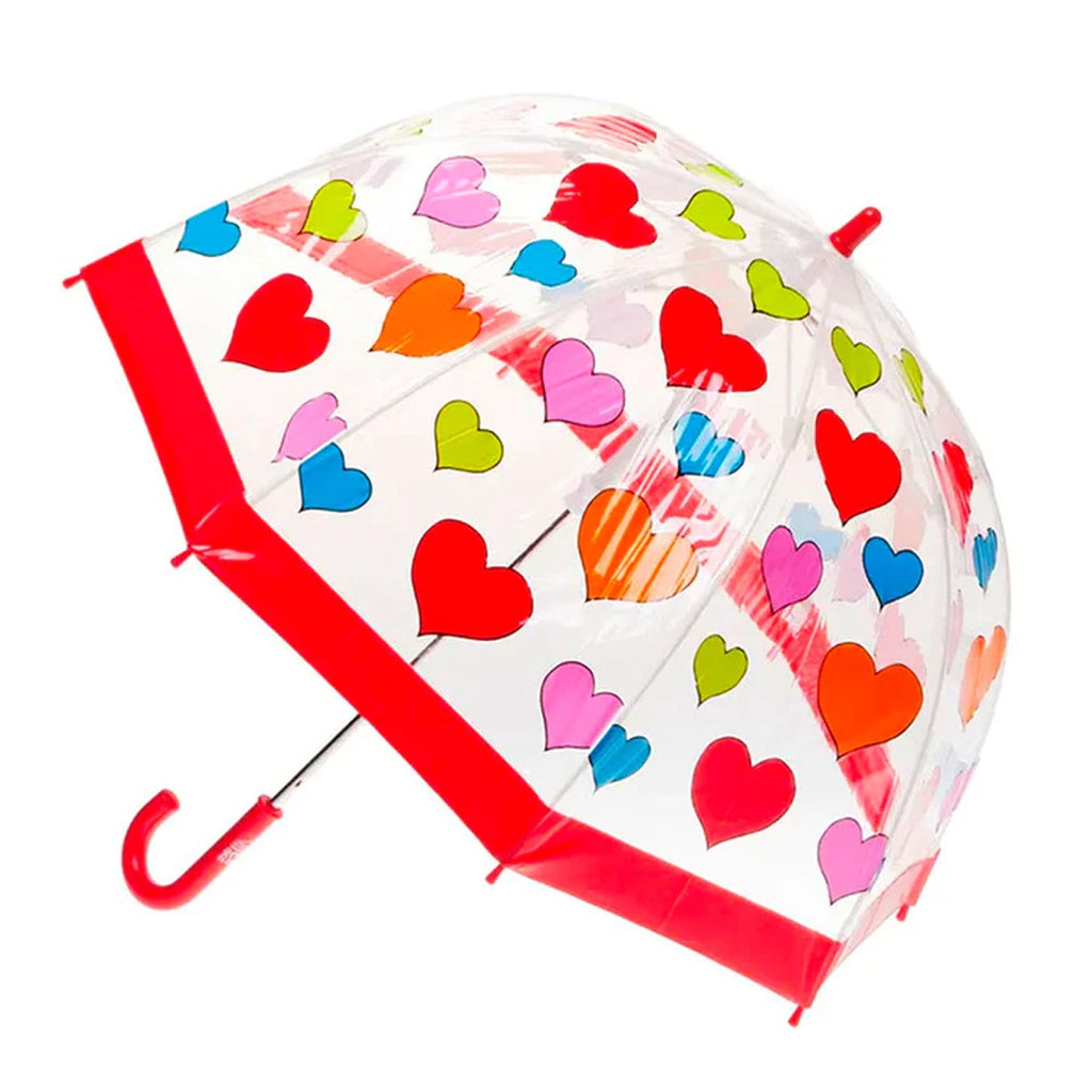 Childrens Birdcage PVC Hearts Umbrella