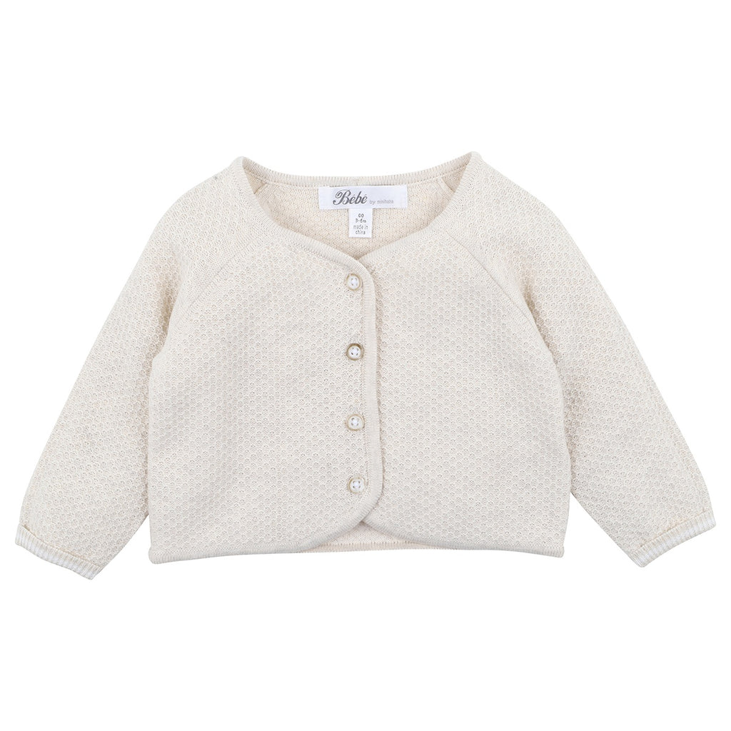 JORDAN KNITTED CARDIGAN NATURAL