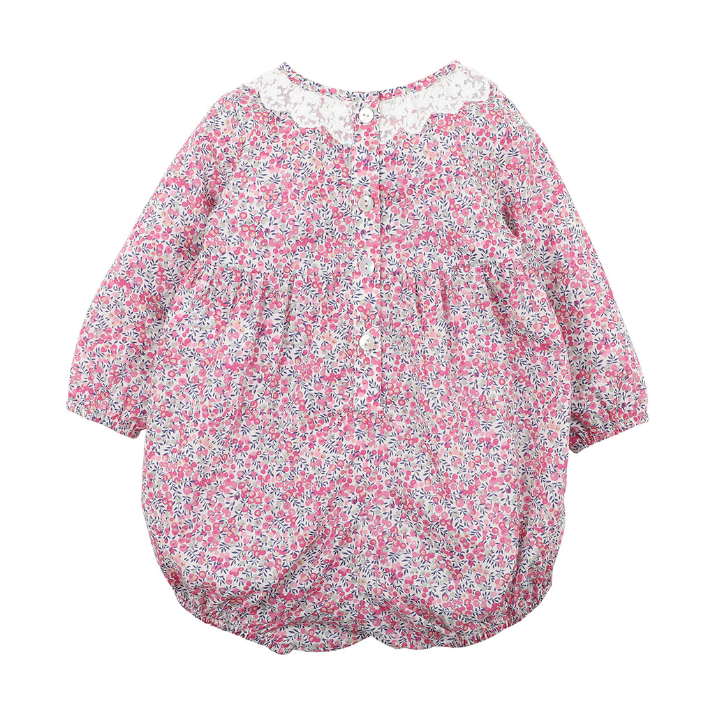 LIBERTY BUD COLLARED ROMPER - WILTSHIRE