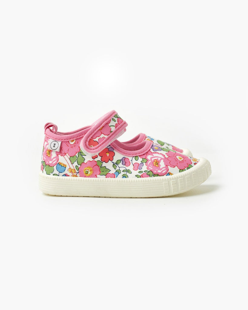 Liberty Mary Jane Canvas - Betsy Fuchsia