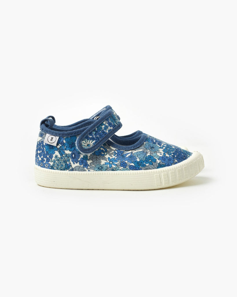 Liberty Mary Jane Canvas - Margaret Annie Blue