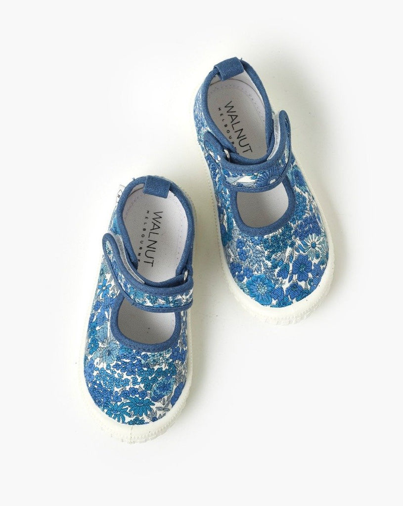 Liberty Mary Jane Canvas - Margaret Annie Blue