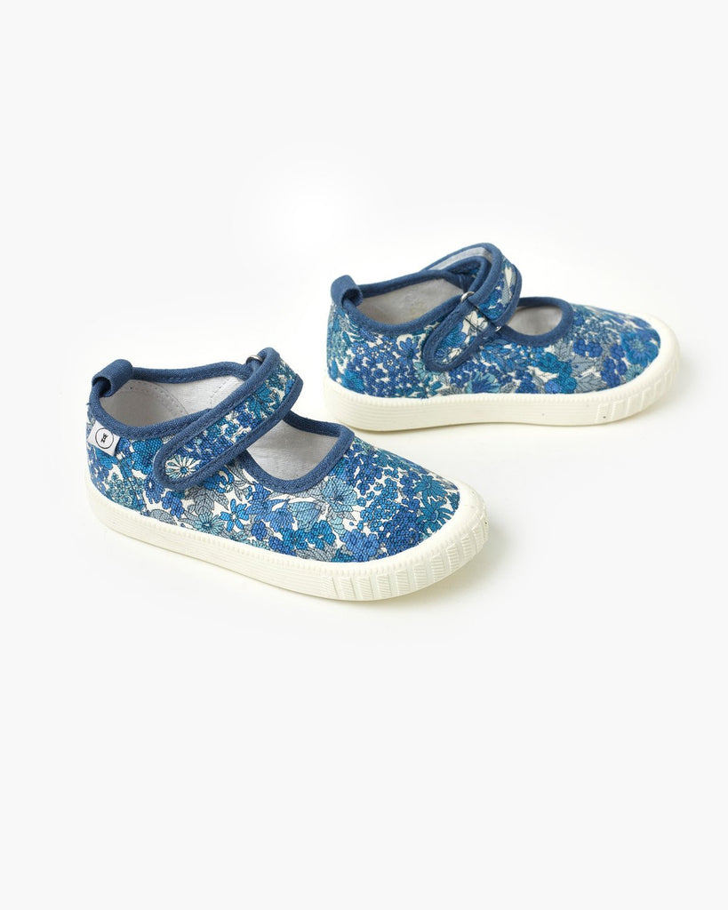 Liberty Mary Jane Canvas - Margaret Annie Blue