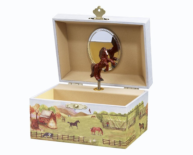 Music Box Country Horse Small