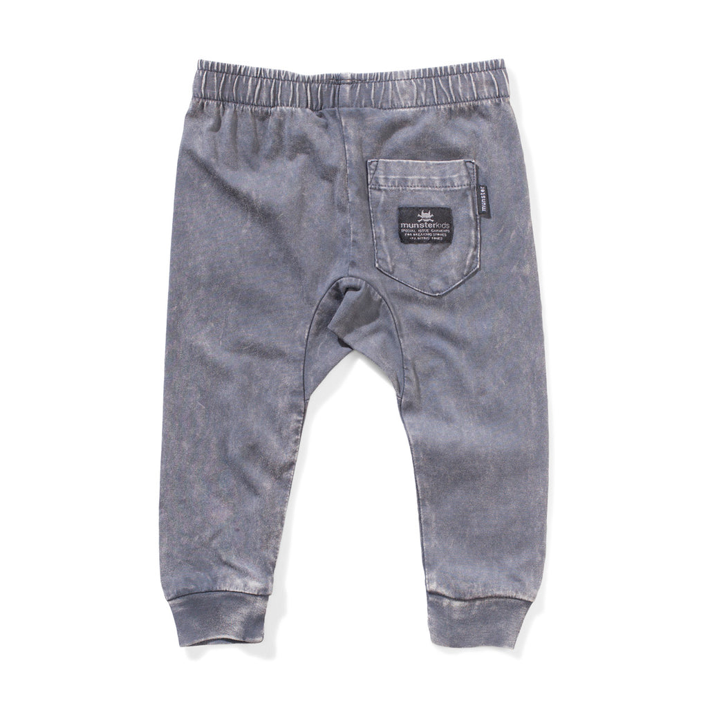 ASH PANT - MINERAL WASH BLACK