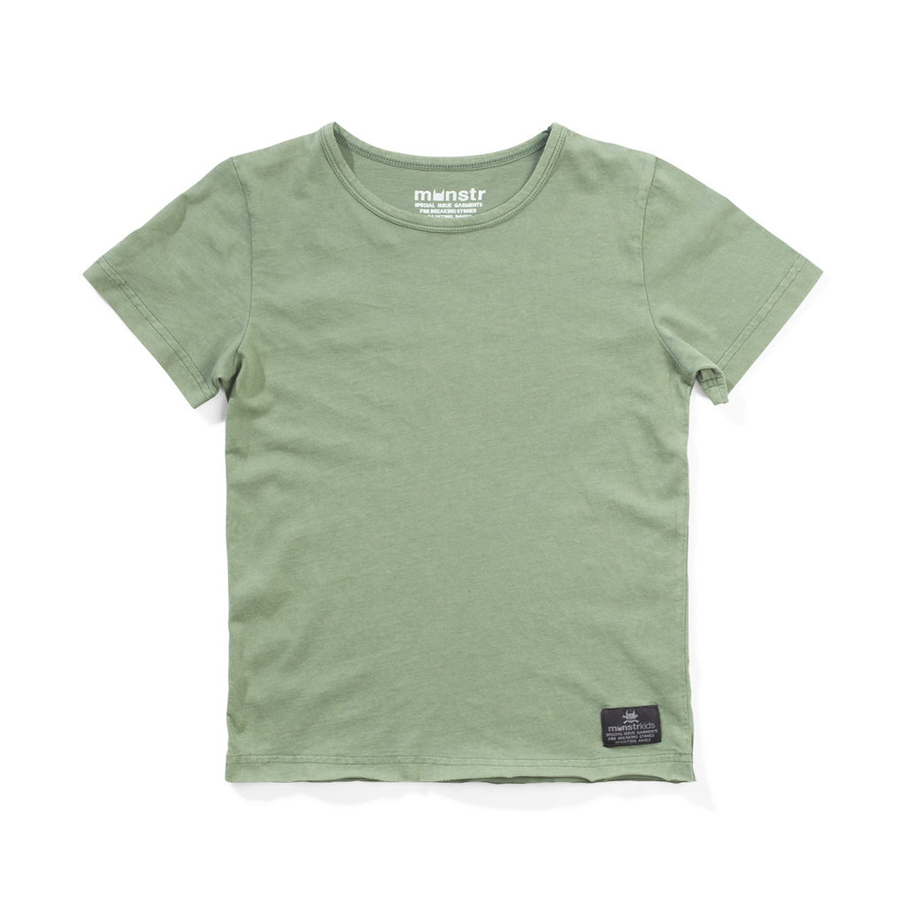 WASHEDOUT TEE - MINERAL OLIVE