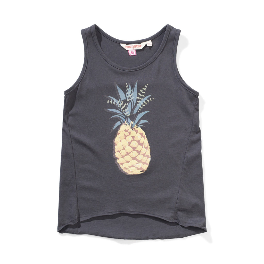 PINEAPPLE TANK - SOFT BLACK