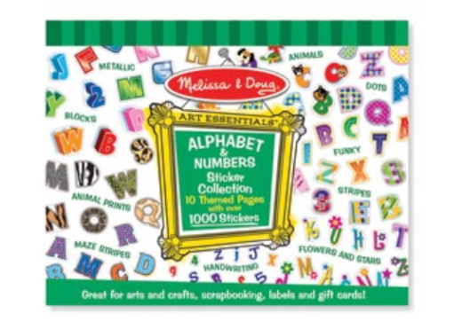 Alphabet & Numbers Sticker Book