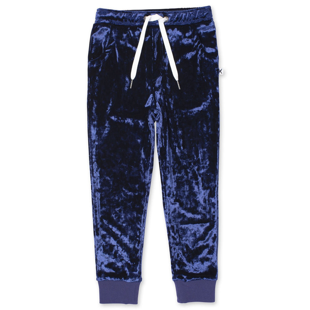 Velvet Trackies- Royal Blue