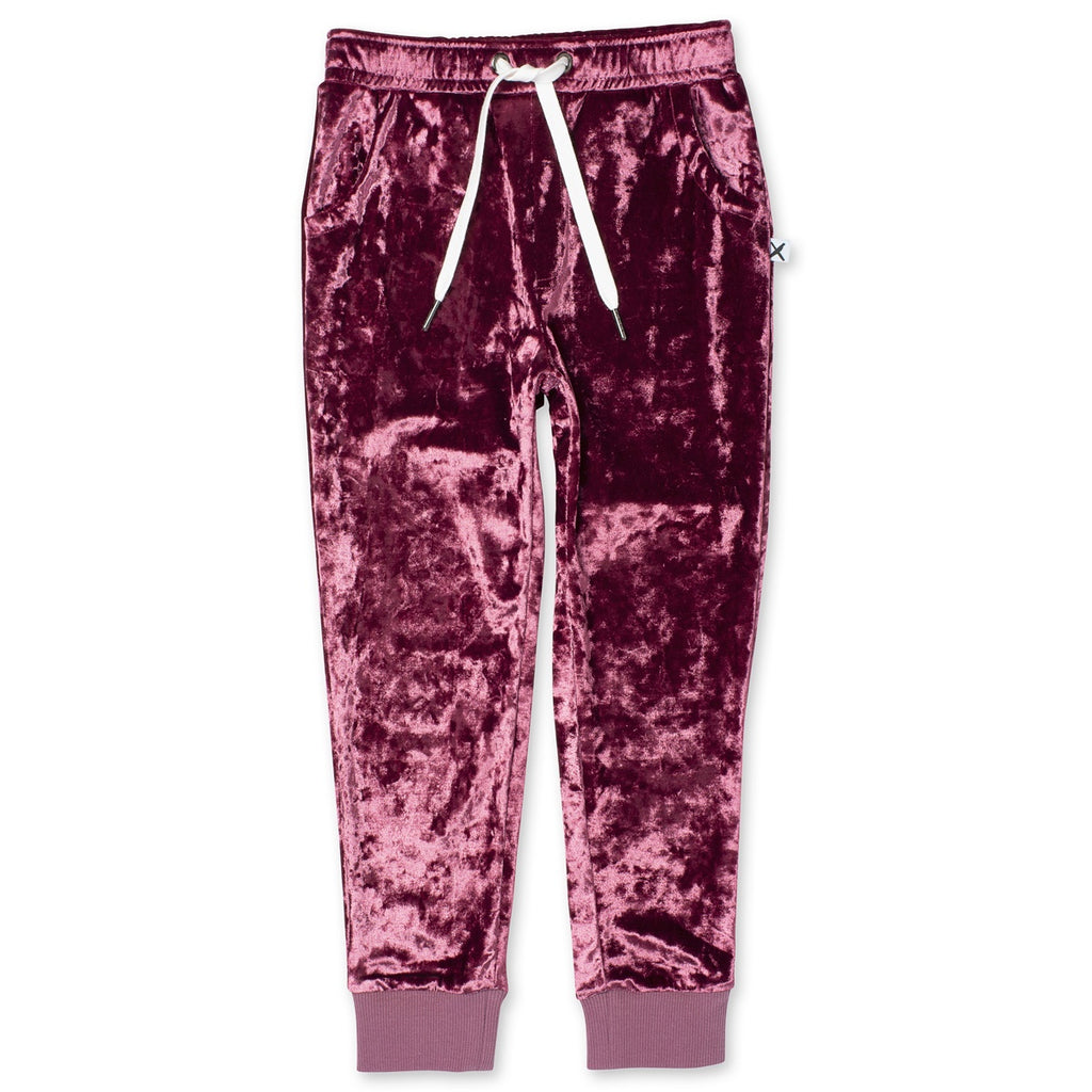 Velvet Trackies- Rose