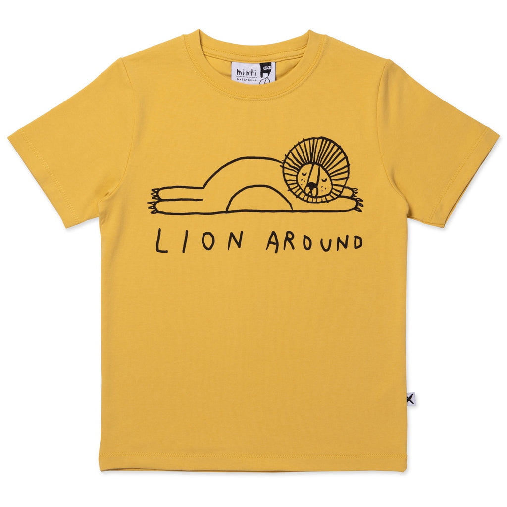 Lion Around Tee - Dull Yellow
