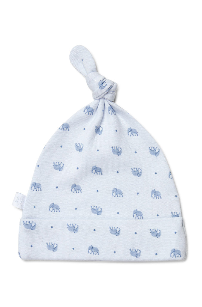 ELEPHANT STUDSUIT AND BEANIE SET