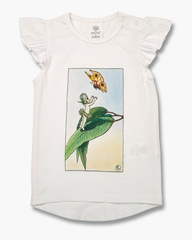 May Gibbs Eloise Frill Tee - Fly Away