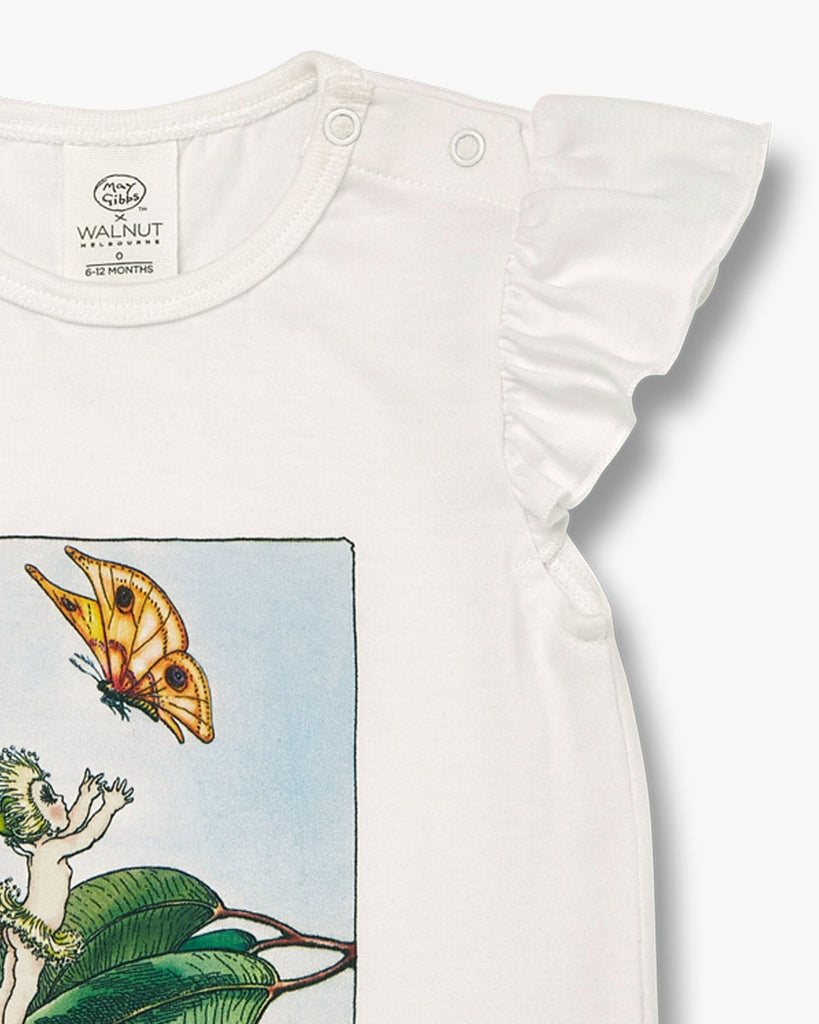 May Gibbs Eloise Frill Tee - Fly Away