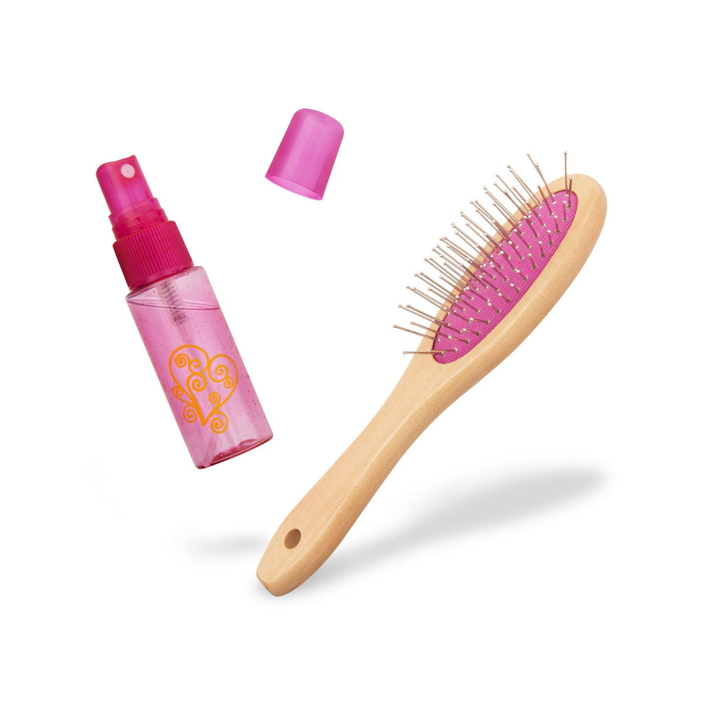 HAIR BRUSH AND SPRAY BOTTLE SET