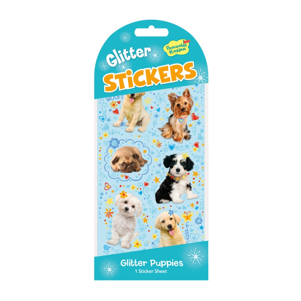 Mini Stickers Glitter – Puppies