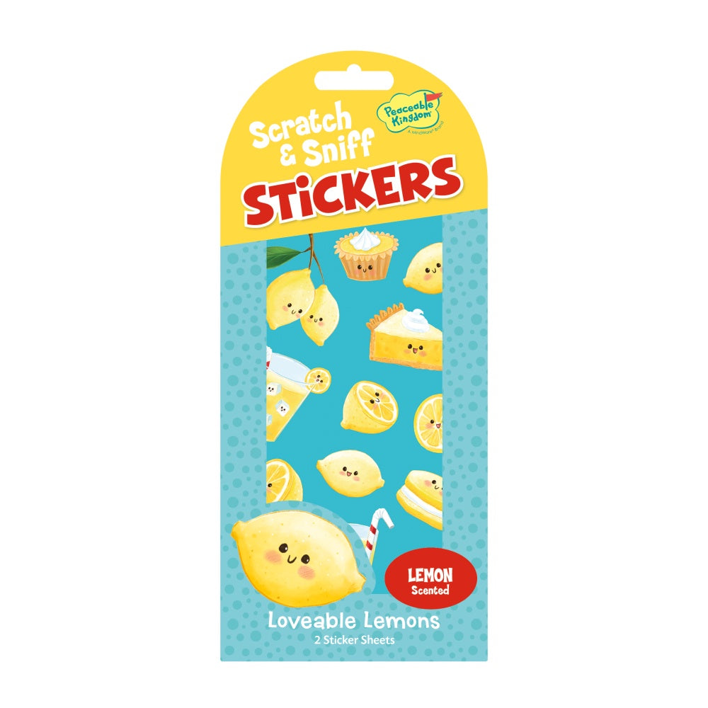 Mini Sticker Scratch and Sniff – Lemon