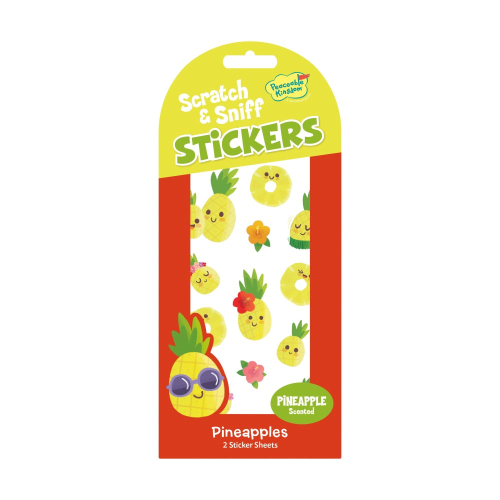 Mini Sticker Scratch and Sniff – Pineapple