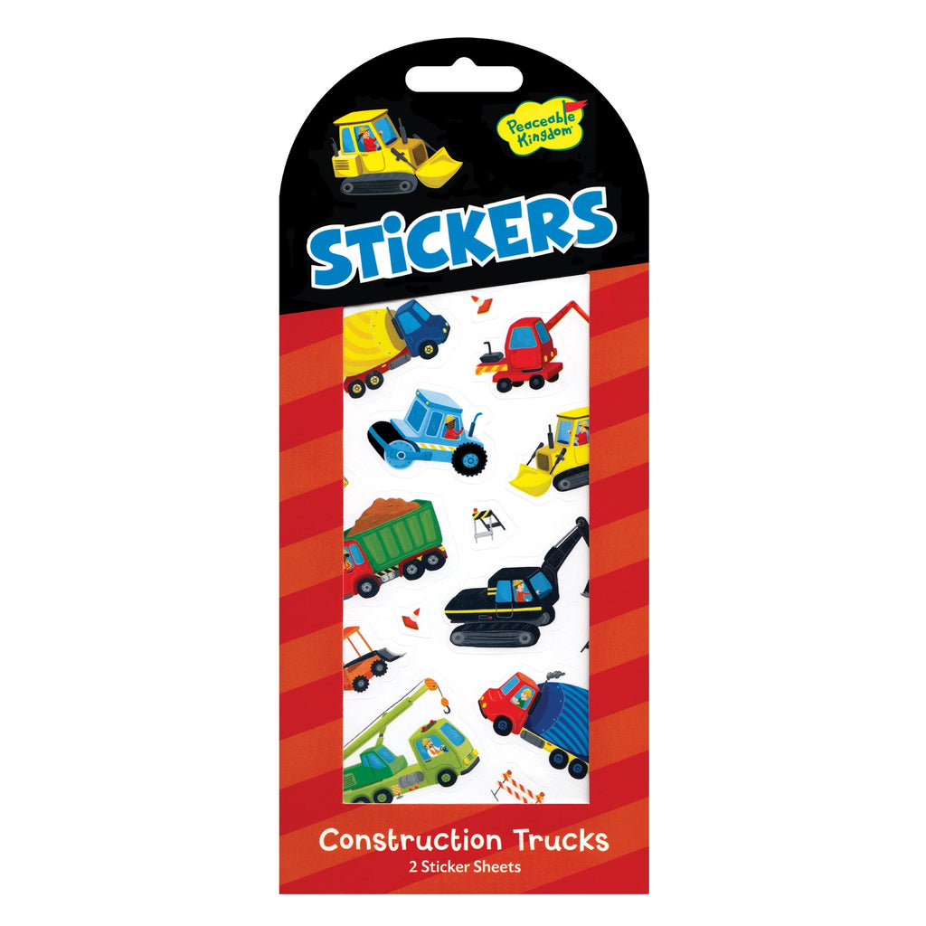 Mini Stickers Construction Trucks